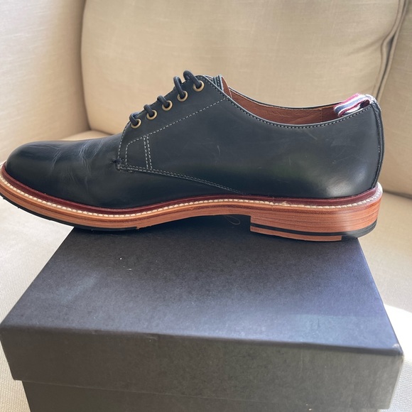 J. Crew | Shoes | Jcrew Oar Stripe Plain Toe Italian Leather Derby ...